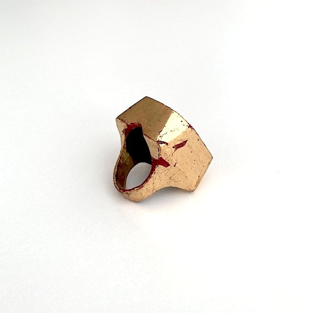 Bague Recuerdo acrylique rouge