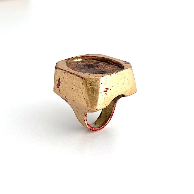 Bague Recuerdo acrylique rouge